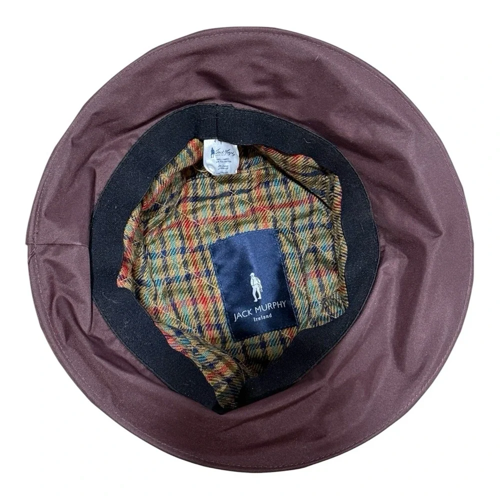 Jack Murphy Purple Malvern Rain Hat Cloche Deep Claret Eggplant Waterproof OS